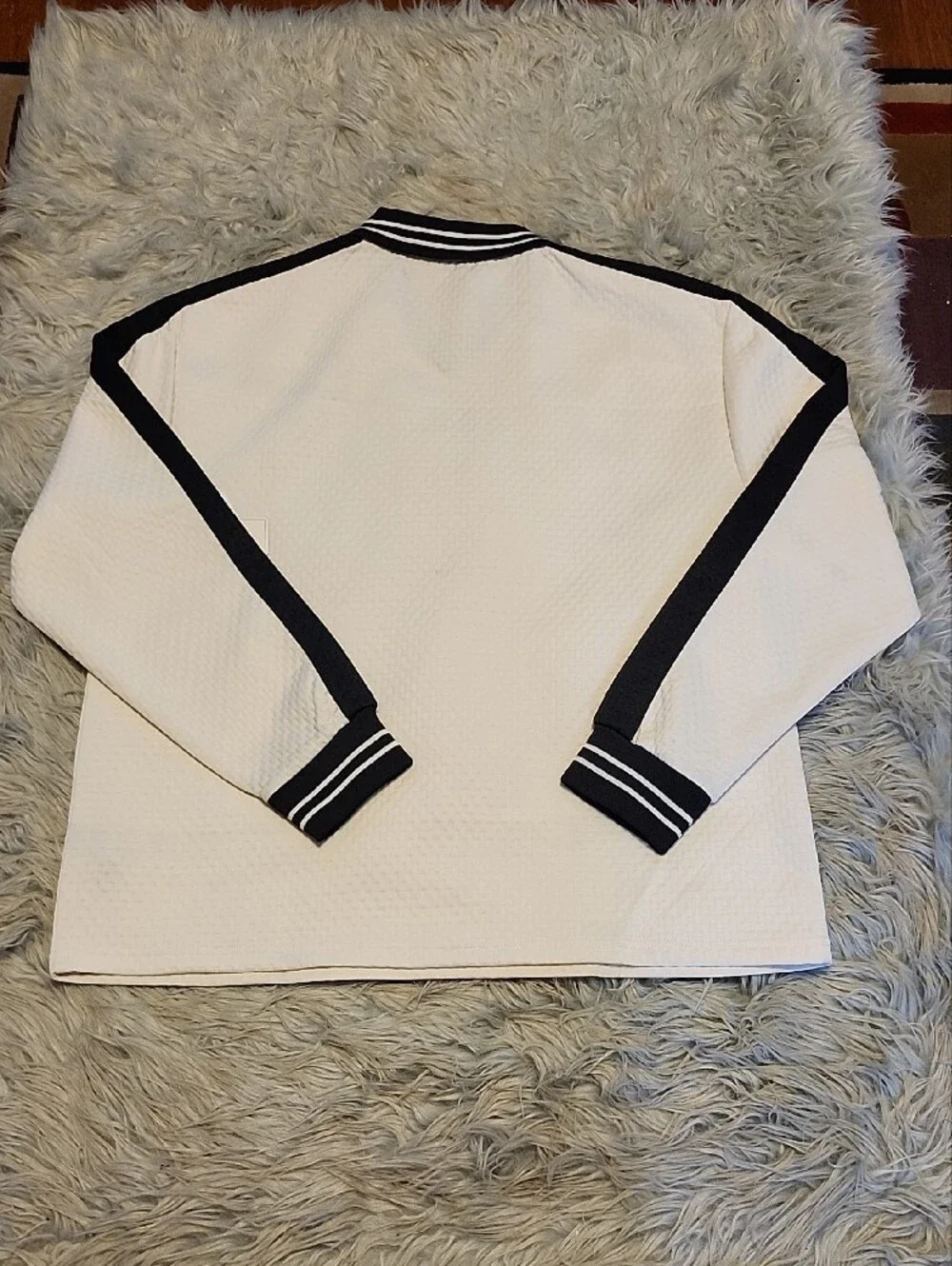 Saints Los Angeles Cream Rugby-Style Sweater- Medium